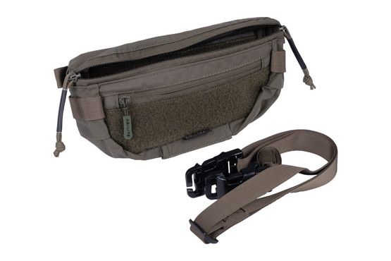 Agilite Six Pack Plate Carrier Hanger Pouch in ranger green is made of 500d cordura.